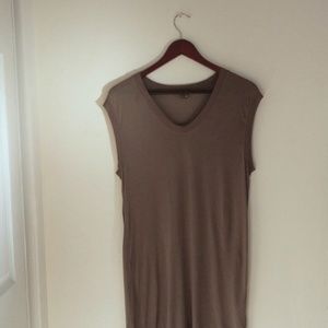Vince Olive Green Jersey Tank/Tee